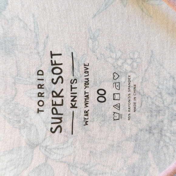 Torrid Super Soft Strappy Floral Babydoll - Picture 8 of 8